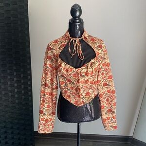 Floral Blouse Button Down
